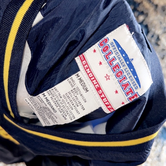 🆕UNIVERSITY OF MICHIGAN Vintage Varsity Pullover Jacket - Picture 7 of 7